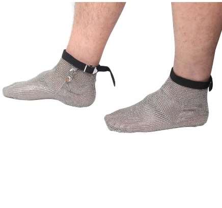 Botas de tubar&atilde;o de cota de malha