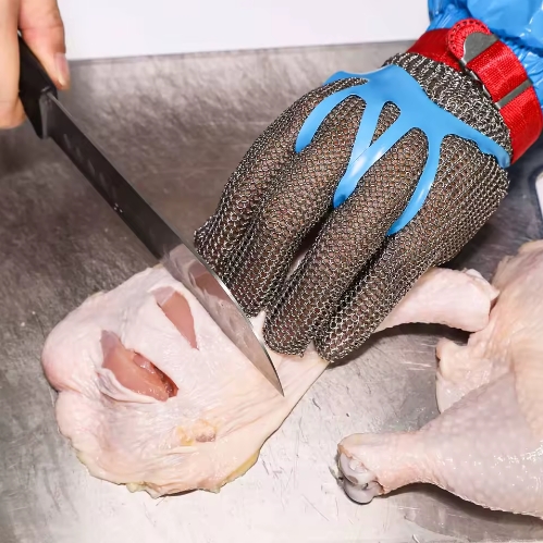 Fabricants de coupe de gants en acier inoxydable