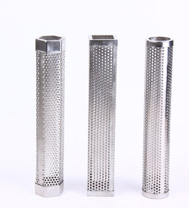 Tube de fum&eacute;e froide en maille perfor&eacute;e en acier inoxydable 304, accessoire pour fumoir &agrave; granul&eacute;s de bois pour barbecue, coffret de cuisson et de cuisson en m&eacute;tal