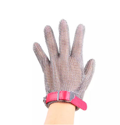 F&aacute;brica de guantes resistentes a cortes de acero